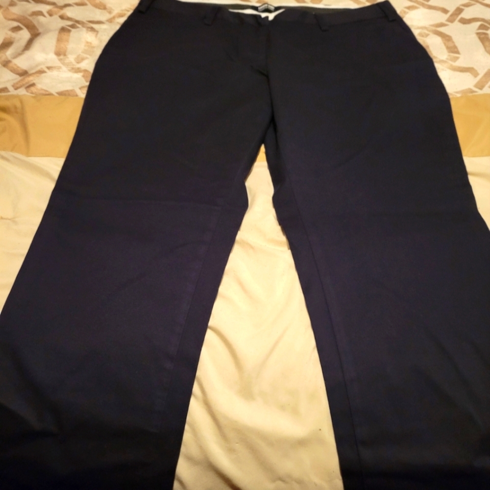 Lands End Navy Blue Work Pants